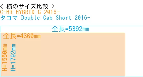 #C-HR HYBRID G 2016- + タコマ Double Cab Short 2016-